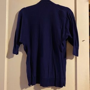 Quarter sleeve cardigan